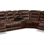 Alpine Rocco 5 Action Full Leather Recliner Lounge Suite