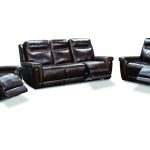 Alpine Bison 5 Action Full Leather Recliner Lounge Suite