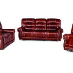 Alpine Braxton 5 Action Full Leather Recliner Lounge Suite