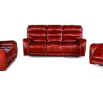 Alpine Carter 5 Action Full Leather Recliner Lounge Suite