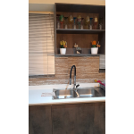 Two Tone Kitchen in Capaccino & Oxyde with Quartz Tops
