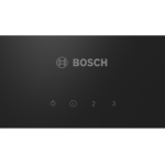 Bosch Series 2 – Wall Mounted Extractor with Glass Canopy 60cm – Black – DWK63PJ60Z