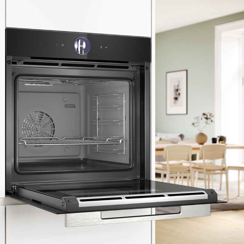 Bosch Series 8 - Built-In Multifunction Oven (60 x 60cm) Black - HBG7563B1 - Image 3