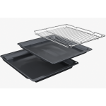 Bosch Series 8 – Built-In Multifunction Oven with Pyrolytic Cleaning (60 x 60cm)- Black – HBG7764B1