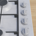 Bosch Series 2 – Gas Hob with Right Side Controls – PBP6C5K60M