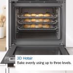 Bosch Series 4 – Built-In Multifunction Oven (60cm) – Stainless Steel – HBJ534ES0Z