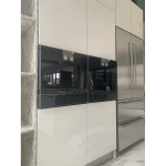 Hight Gloss With Quartz Top Kitchen Built-in Cupboard