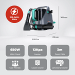 Milex Portable Carpet & Upholstery Cleaner- MCC002