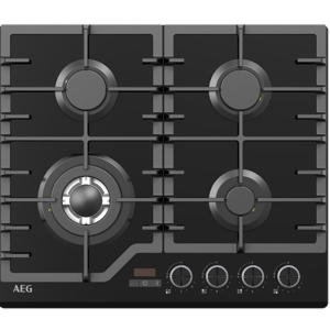 AEG 60cm Gas On Glass Hob With Timer - AEGZA60BIHT1