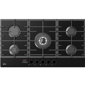 AEG 90cm Gas On Glass Hob With Timer – AEGZA90BIH1