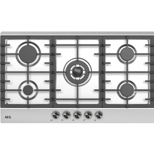 AEG 90cm Stainless Steel Gas Hob – AEGZA90BIH2