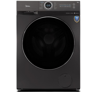 Midea 12KG Inverter Front Load Washing Machine-m 1400RPM- WIFI- STEAM- TITANIUM - MF200W120WB-T