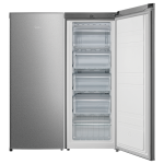 Midea 157L Upright Freezer Silver- HS-208FN-J