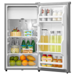 Midea Silver Single Door Bar Fridge – HS-121LN