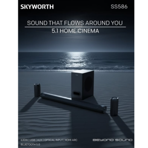 Skyworth 5.1 Channel Home Cinema Soundbar System SS586