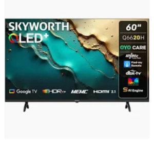 Skyworth 60" Q6620H 4K QLED Google Smart TV