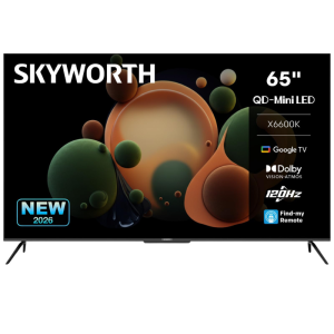 SKYWORTH 65” X6600K QD-MiniLED 4K Google Smart TV