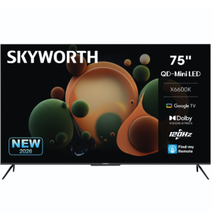 Skyworth 75" Mini-LED 120Hz Google TV 75X6600K