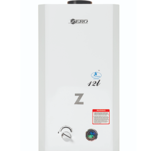 Zero 12L Gas Water Heater White