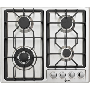 Zero 4 Burner Stainless Steel Hob