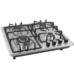 Zero 4 Burner Stainless Steel Hob
