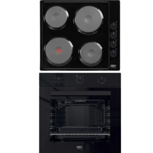 Defy Box Set Oven & Hob Combo - Black