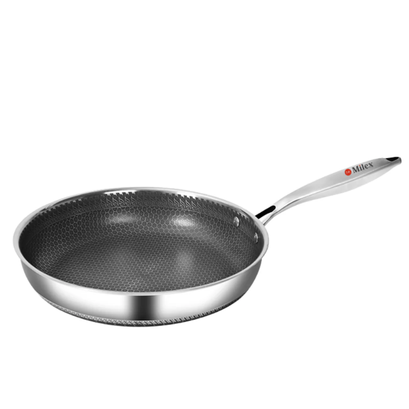 Milex Stainless Steel 28cm Frying Pan
