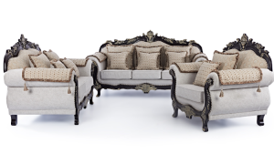 Gomma Gomma Majestic Heritage 3 Piece Lounge Suite